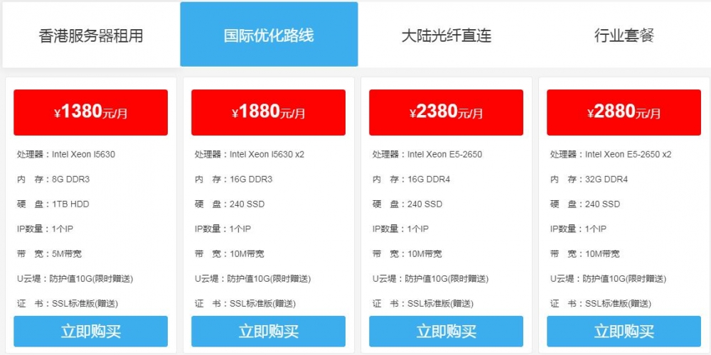 用事实打动你的香港服务器租用价格