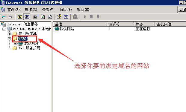 iis绑定域名