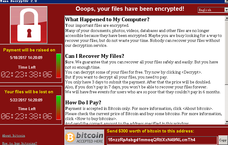 WannaCry病毒 WannaCry病毒