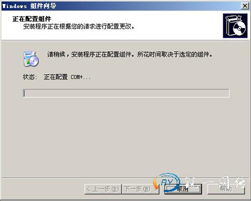 Windows组件向导中